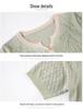 Summer 2026 Ice Silk Knit T-Shirt: Short-Sleeve, Loose Fit for Middle-Aged & Elderly Women