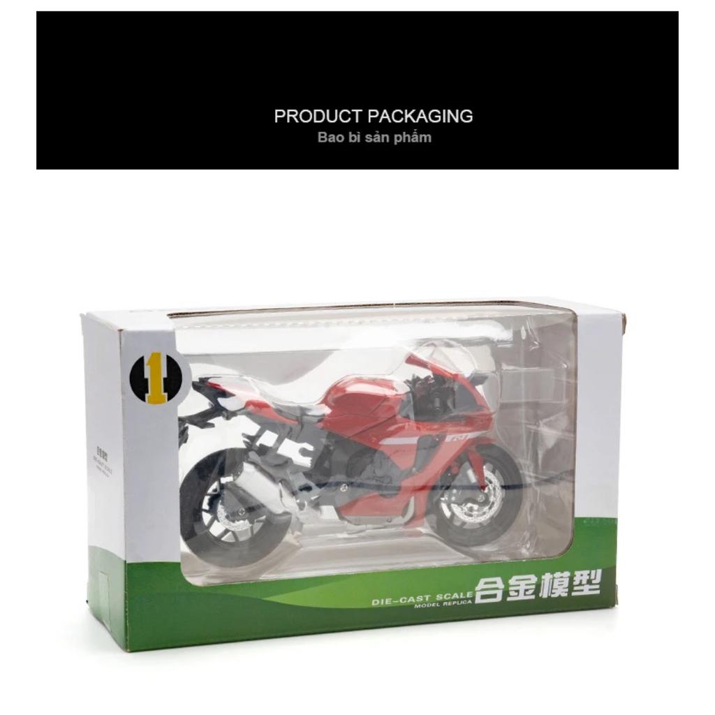 1/12 YAMAHA R1 Motorcycle Alloy Car Toys Metal Diecasts Motorcycles Model with Light and Sound Vehicle for Children Gifts M33