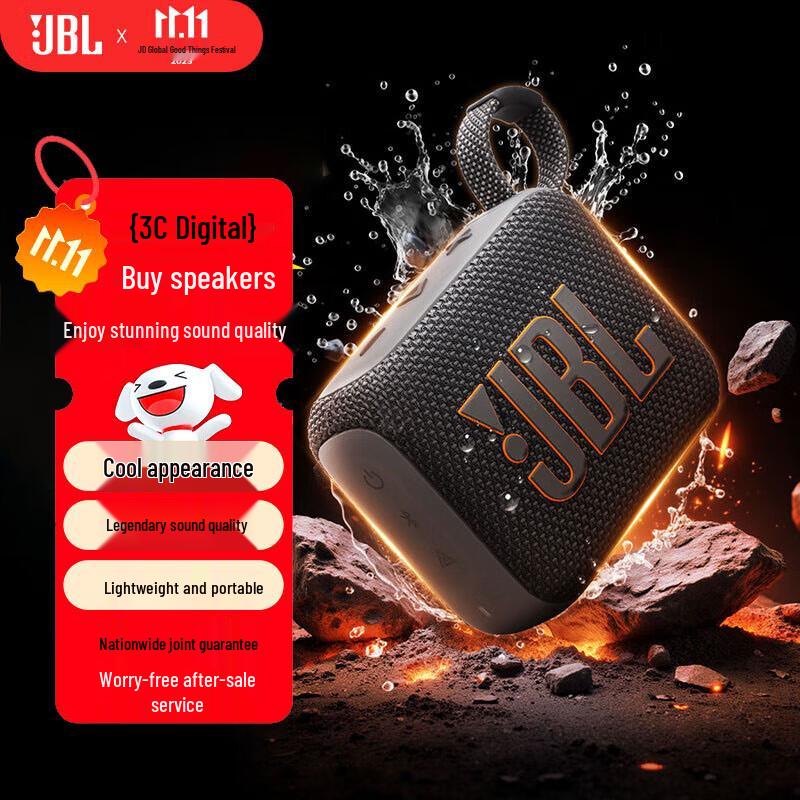 

JBL GO4 Portable Bluetooth Speaker