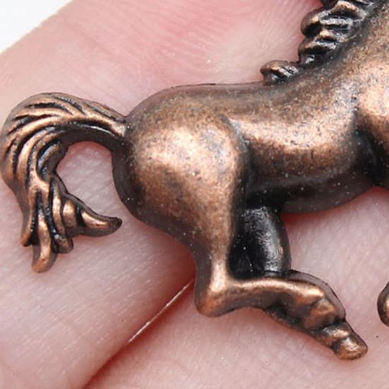 Metal Horse Pendant Retro Horse Charm Vintage Running Horse Pendant for Jewelry Making DIY Earrings Keychains Necklaces Craft Projects