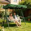 Porch Swing Canopy Replacement UV-Resistant Sun Shade Chair Cover Swing Cover Replacement for Garden Playground Backyard Yard