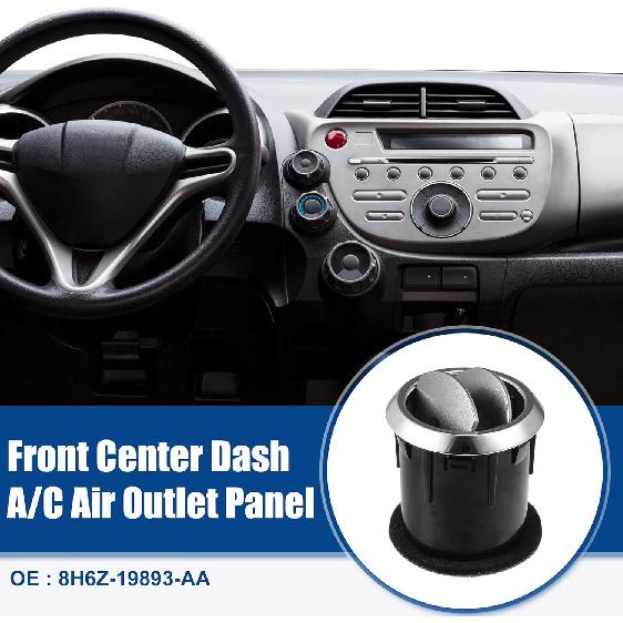 

ACROPIX Car Air Vent Panel Assembly Front Center Dashboard A/C Outlet Vent Panel Fit for Lincoln MKZ 3.5L - Pack of 1 Titanium Tone