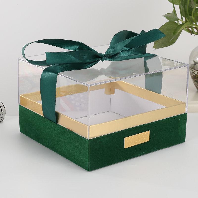 Elegant Acrylic Gift Box for Weddings, Christmas, Valentine's Day & Festives