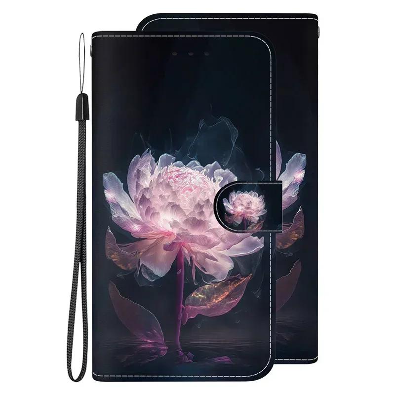 Capa A25 Hoesje voor Samsung Galaxy A25 SM-A256E Cartoon Lederen Hoesje voor Samsung Galaxy A25 A 25 Etui Telefoonhoesje Portemonnee Boekhoes