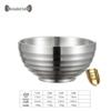 Meishangyuan Stainless Steel Anti-Scald Rice Bowl