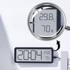 Temperature LCD Digital Wall Clock Humidity Electronic Clock Digital Wall Clock  Living Room