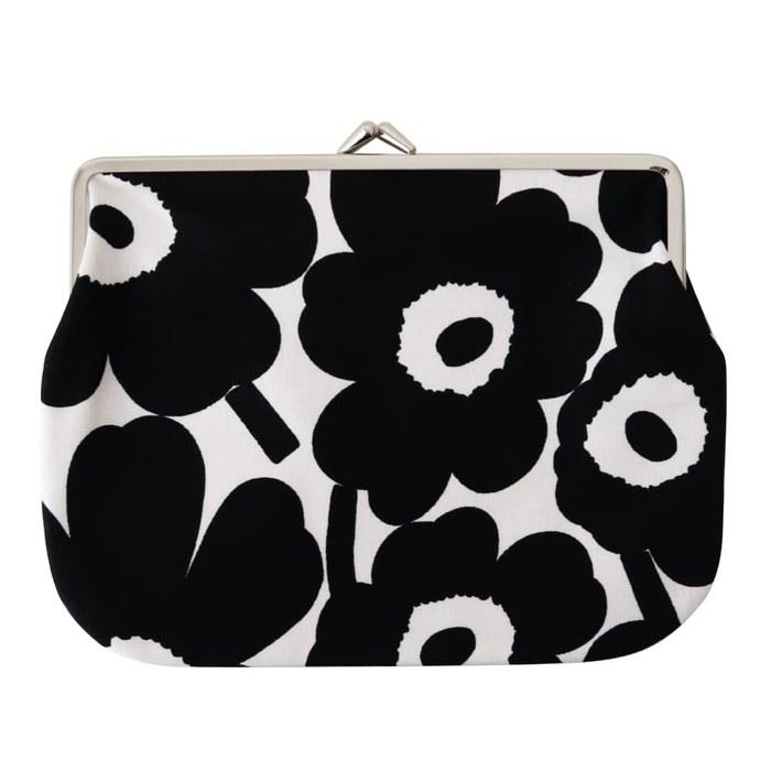 Marimekko Puolikas Kukkaro Mini Unikko Coin Purse Women's 52_1_52229291497 F Black/White