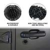 ABS Door Lock Keyhole Key Socket Decoration Cover Trim 2/4 Doors Exterior For Jeep Wrangler JL JLU Gladiator JT 2018-2024