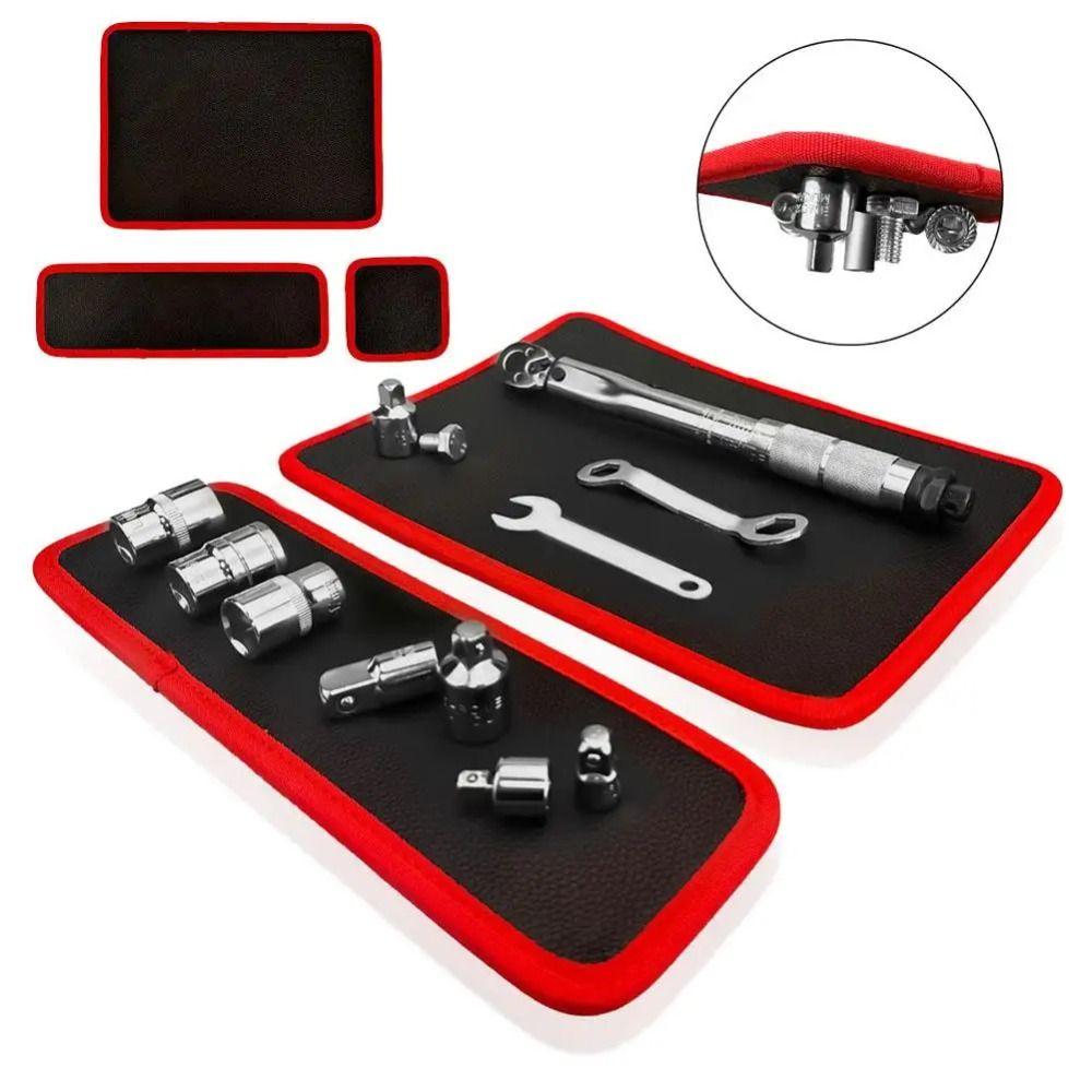 S/M/L Magnetic Tool Mat Strong Magnet Magnetic Storage Mat Organizer Tool Trays  DIY Tool Organize