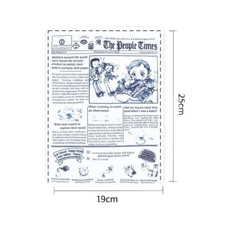 Giocattolo Squeaky a Prova di Strappo per Cane Animale Giocattolo Interattivo Resistente ai Denti Carta da Gioco Giornale Simulata per Corgi Teddy Cucciolo GWJ31