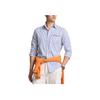 Polo Ralph Lauren SS24 Striped Patch Point Collar Single-Breasted Long Sleeve Shirt Men Shirts Blue MNPOWOV16823440-400