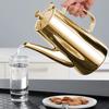 Stainless Steel Cold Water Kettle Non- Slip Handle Water Pitcher Large Capacity Water Jug Wide Mouth for Home Office