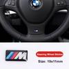 Car Sticker 4/8pcs Car Steering Wheel Decoration Center Hub Cap Emblem Badge DIY Sticker Styling Ornament Accessories For BMW M