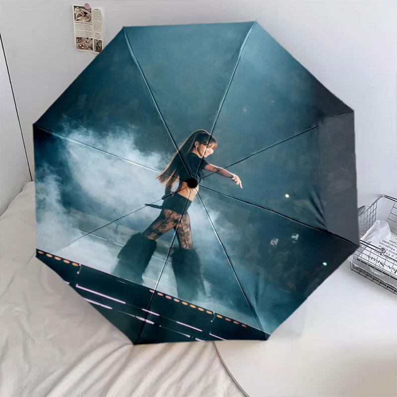 LISA, automatic folding umbrella, portable and foldable design, 8 ribs, a Christmas or birthday gift.