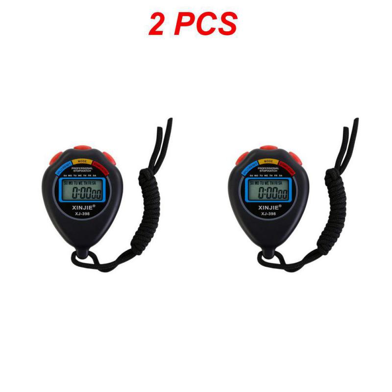 New Classic Waterproof Digital Professional Handheld LCD Handheld Sports Stopwatch Timer Stop Watch with String Timers Stopwatch
