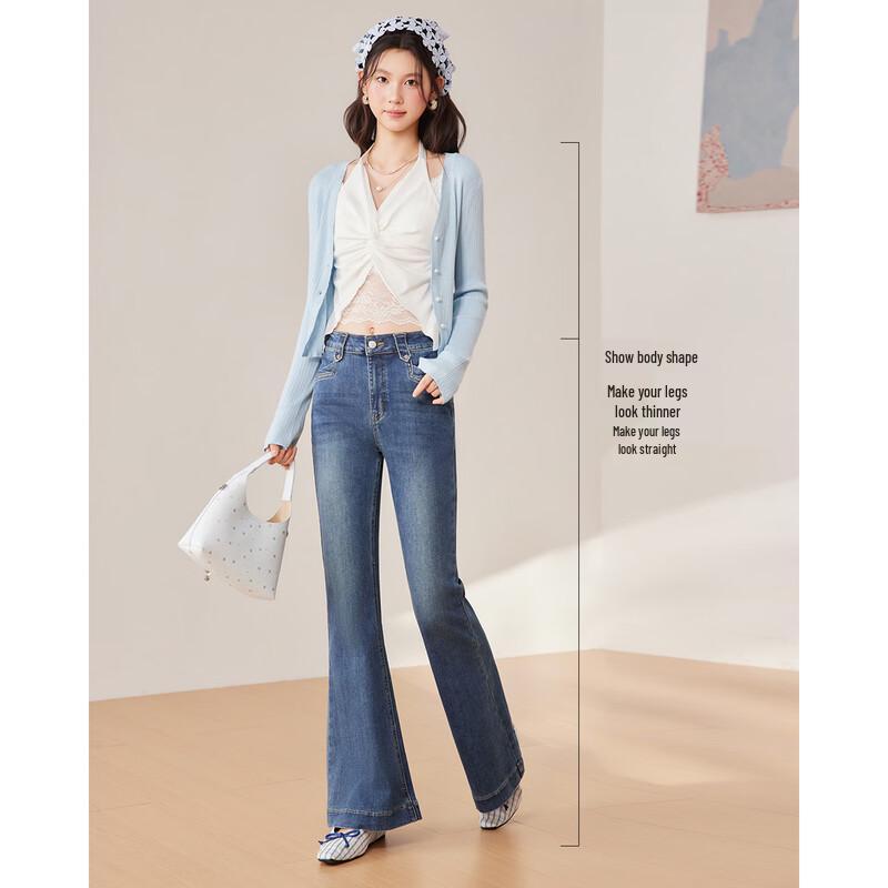 IEF Retro Modern Denim Flare Pants