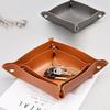 Nordic Leather Storage Tray for Keys, Cosmetics, and Sundries