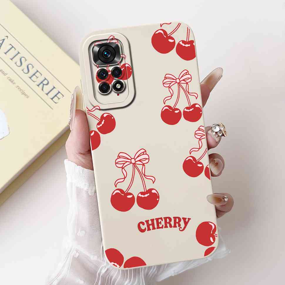 Cute Girl Cover For Xiaomi Redmi Note 11 Pro 4G Casing Soft Silicone Fundas Case For Redmi Note 11 Note11 Pro Cover Coque