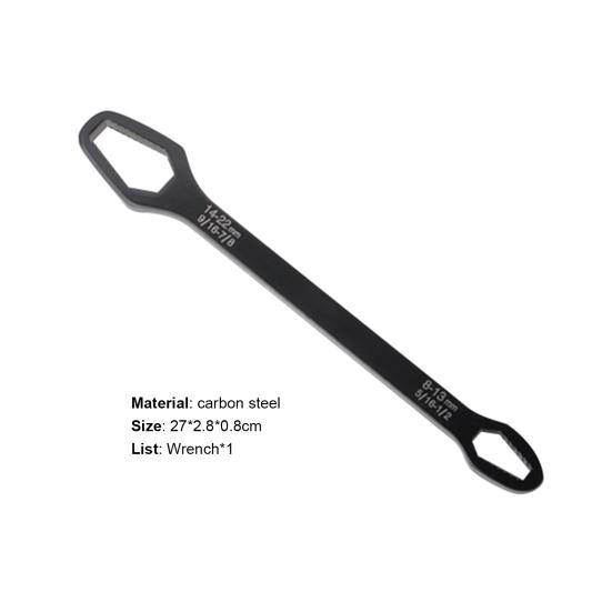 Uniwersalny klucz torx 8-22 mm Samozaciskowy, antypoślizgowy, uniwersalny, dwugłowicowy klucz torx do fabryki