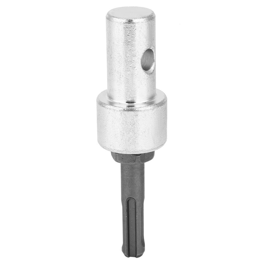 1pcs Drill Bit Adapter for Electric Drill to Earth Auger Connector Arbor Round Shank 2 Pit 2 Slot Earth Auger Adapter