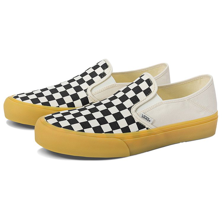 Vans Unisex Slip-On Checkerboard Black Marshmallow Gum VN0A5HYQ1KP