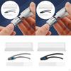 Manicure Set Anti Splash Fingernail Clipper Cutters with Glass Nail File