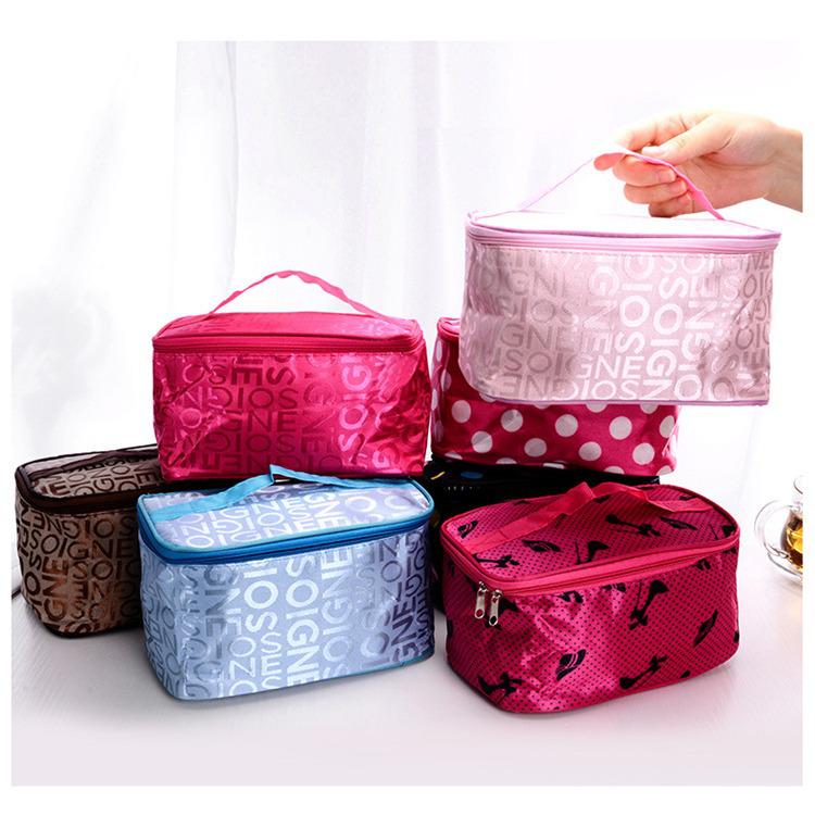 Sac de Voyage Maquillage et Articles de Toilette Mode Femme - Sac Fourre-tout Organisateur Grande Capacité