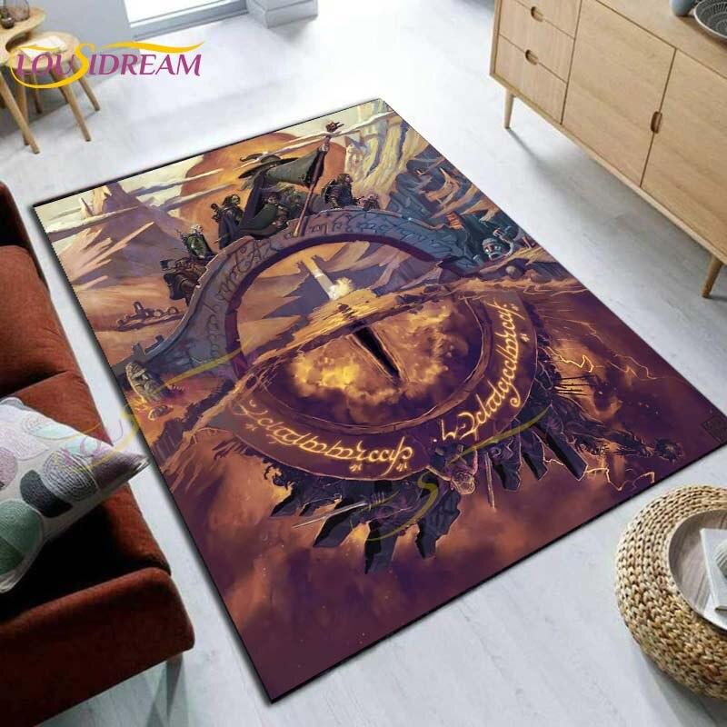 Árvore verde da vida tapete lendário filme senhor filme tapete decoração tapetes para casa sala de estar presente para ela ele anel