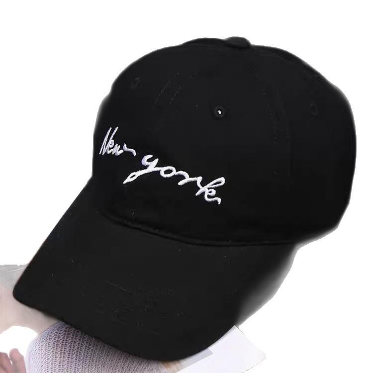 Embroidered letter baseball cap, unisex, suitable for spring and summer, versatile, and provides sun protection