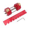 Honing Guide Chisels Planes Sharpener Jig with Roller Wheel Angle Fixture Gage for Carpenter Accurate Sharpening Kit