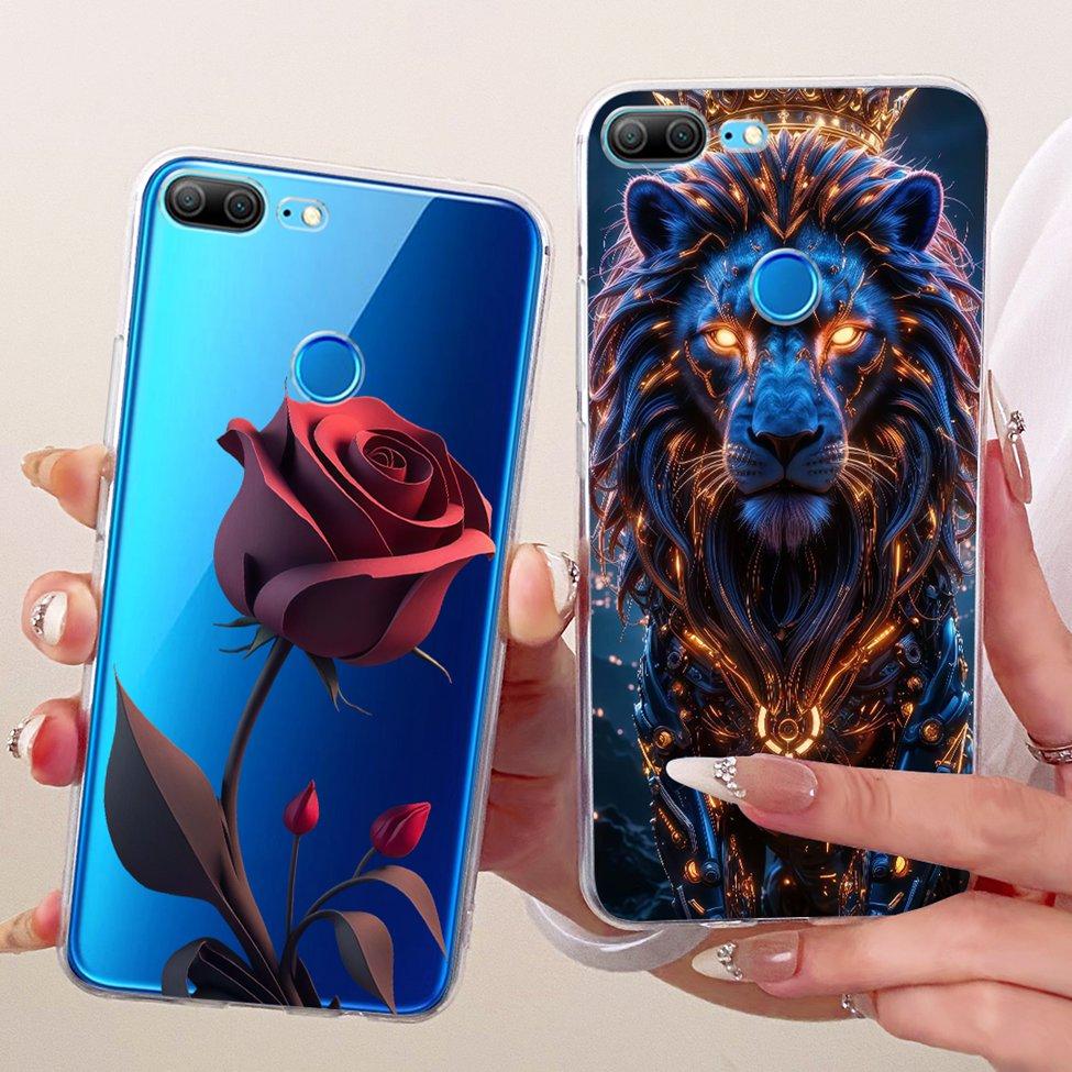 Transparent For Honor 9Lite LLD-L11 LLD-L21 Casing For Honor 9 Lite Case Cover Luxury Fashion Butterfly Funny Cute Painted