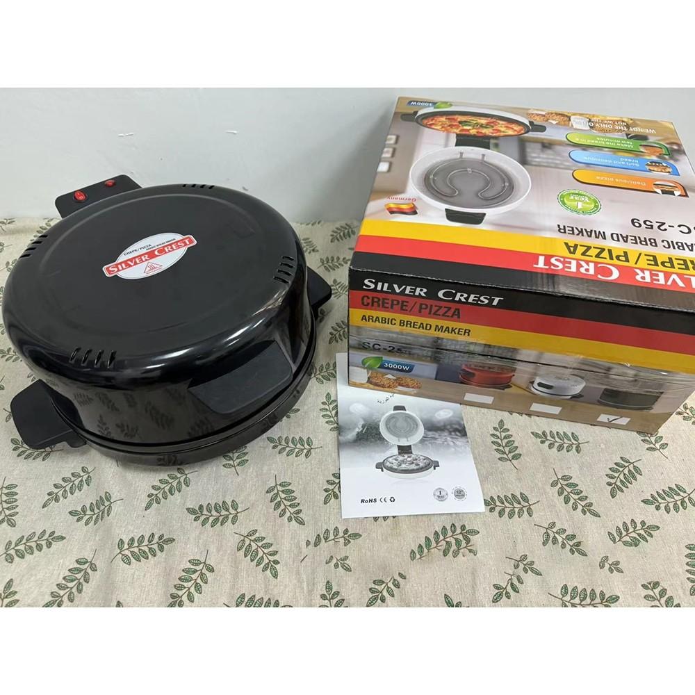 2000W Tostapizza Elettrico Macchina per Pizza Domestica Antiaderente Macchina per Cucinare Pizza Tostapane per Bistecche