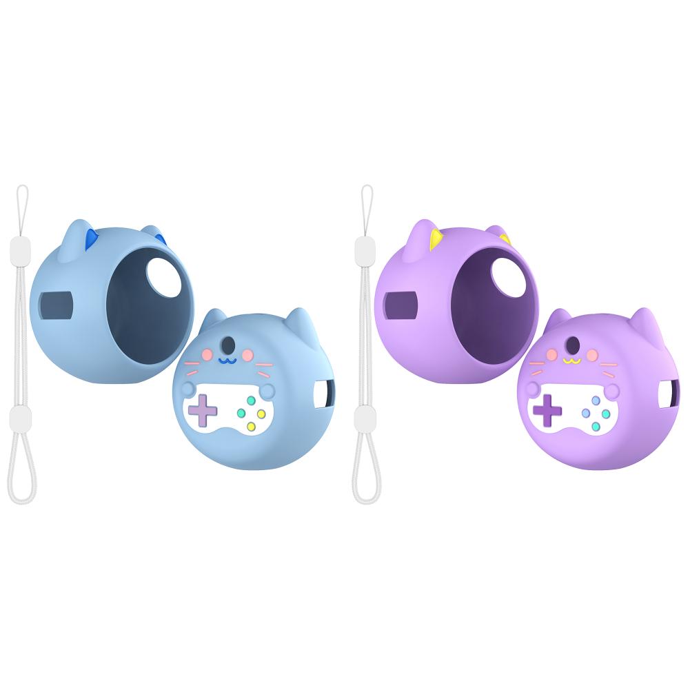 Cute Silicone Case Protective Skin Sleeve Anti-fall Silicone Cover Shockproof with Lanyard for Punirunes Interactive Digital Toy