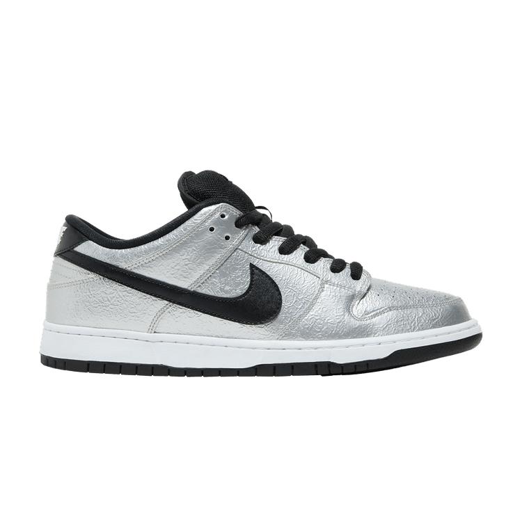 

Nike Dunk Low Pro SB Cold Pizza Men Sneakers Silver Metallic-Silver Black-White 313170-024