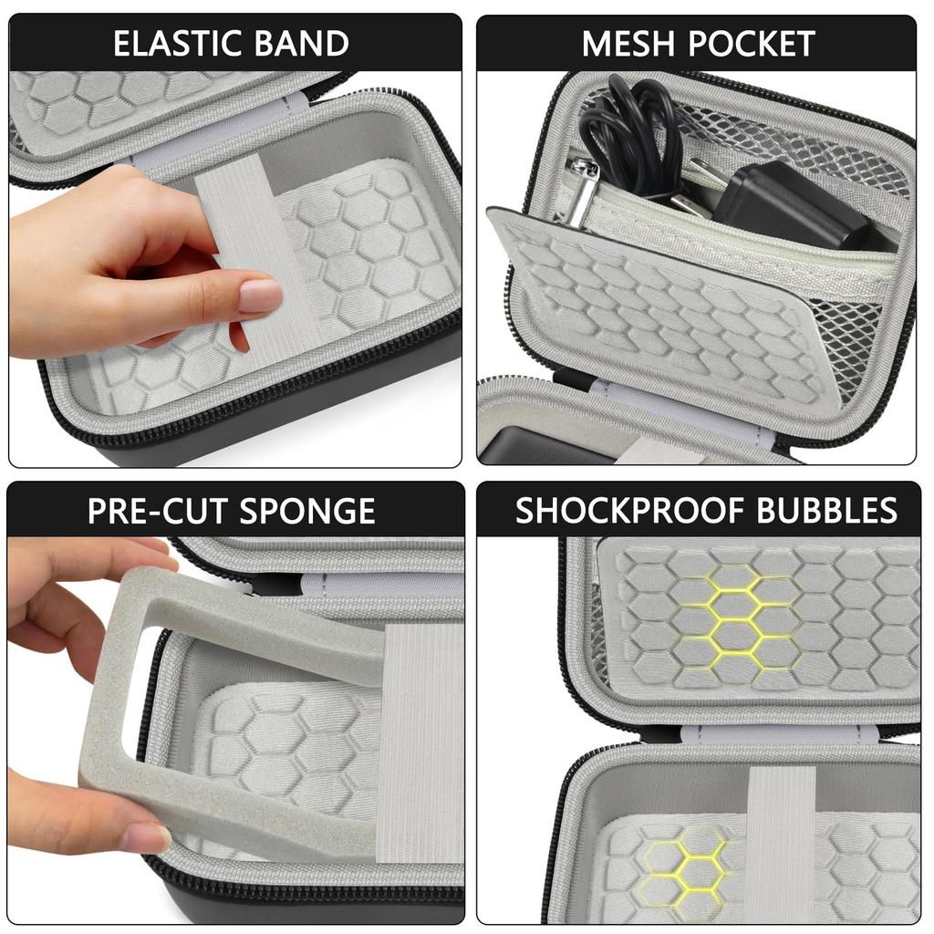 EVA Mini Convenient CCD Camera Bag, Inner Storage Box, Hard Shell Drop resistant Digital Storage Bag.zwq