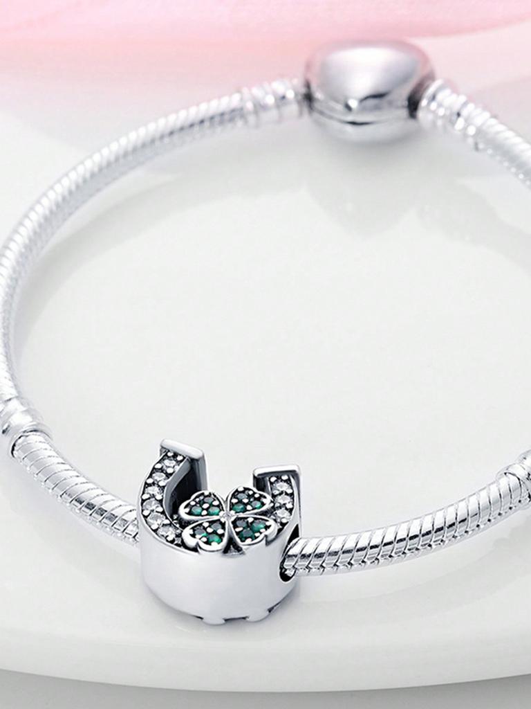 Copper Plated Original Charms Lucky Symbol: Heart Beads Fit Bracelet Women'S Jewelry Gift