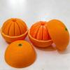 3D-printet Citrus Fidget Legetøj Stressreducer Udvidbar Spiral Kædebold med Glat Bevægelse Realistisk Appelsin Citron Legetøj Fokusforbedrende Gadget
