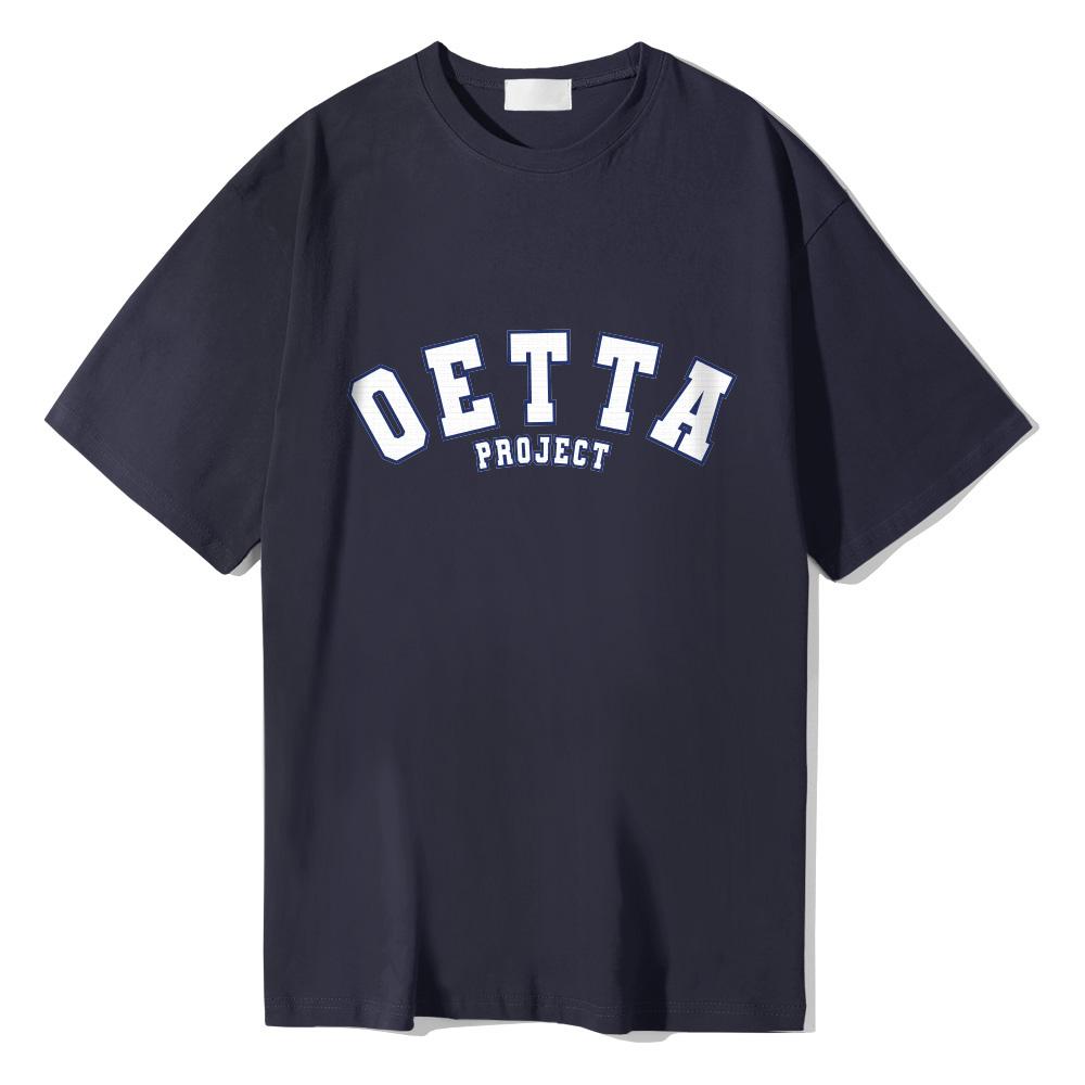 Yda Arch Logo Oversized Short Sleeve T-Shirt_Otss013Nv Navy/M