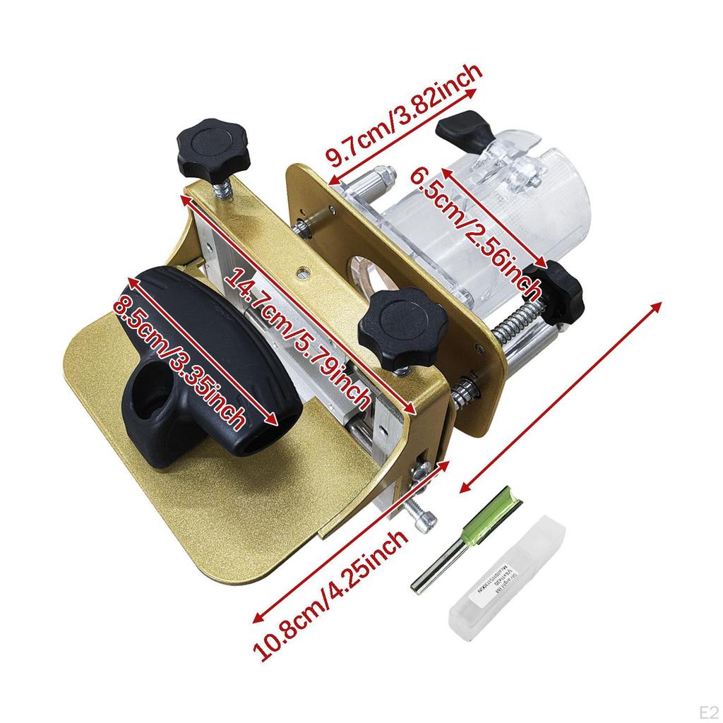 2 In 1 Slotting Bracket Mortise and Tenon Jig Versatile Trimming Machine for Installation