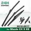 For Mazda CX-5 KE 2012-2017 2013 2014 2015 2016 Wiper Front & Rear Wiper Blades Windshield Windscreen Window Brushes 24"+18"+14