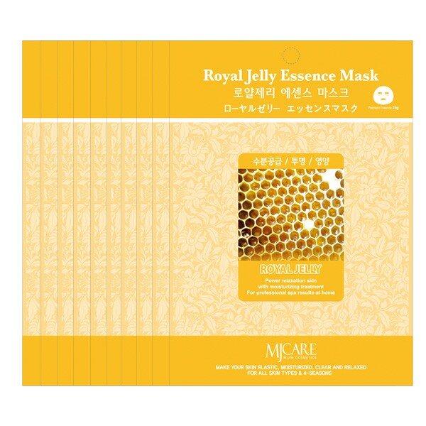 [100 sheets] Royal Jelly Essence Mask Pack for Moisture and Clear Skin (6514365A)