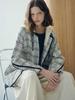Devastee Modern Check Zip-Up Coat Esfdvct01Wch