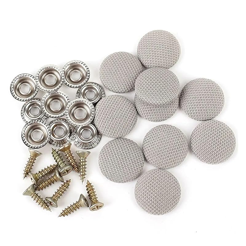 All Car Roof Fixing Buckle Screw Kit Fastener Auto Interior Ceiling Cloth Shedding Repair Rivet Cars Accessories(60pcs-Beige)
