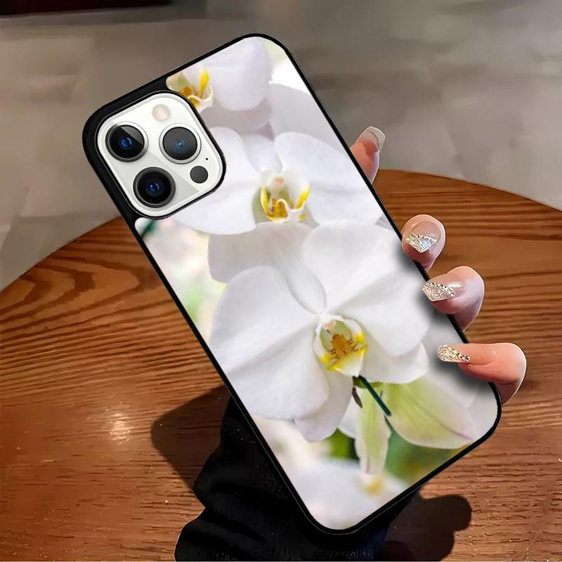 Orchid Flowers Colorful Phone Case For iPhone 17 Air 16 15 14 13 12 11 Pro Max Max Plus Bumper Case Cover
