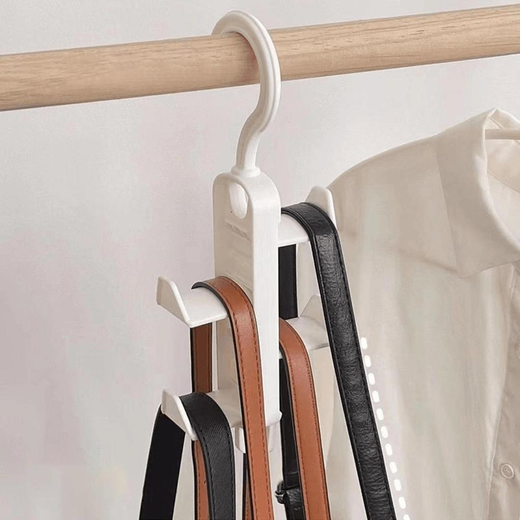 Bag Storage Tool Wardrobe Organizer Multifunctional Clothes Rack Traceless Stand Hat Door Non Perforated Hanging Hook