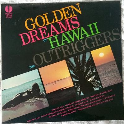 LP Record OUTRIGGERS - Golden Dreams Of Hawaii VS133 Valiant Records 1970 UK Jazz Used