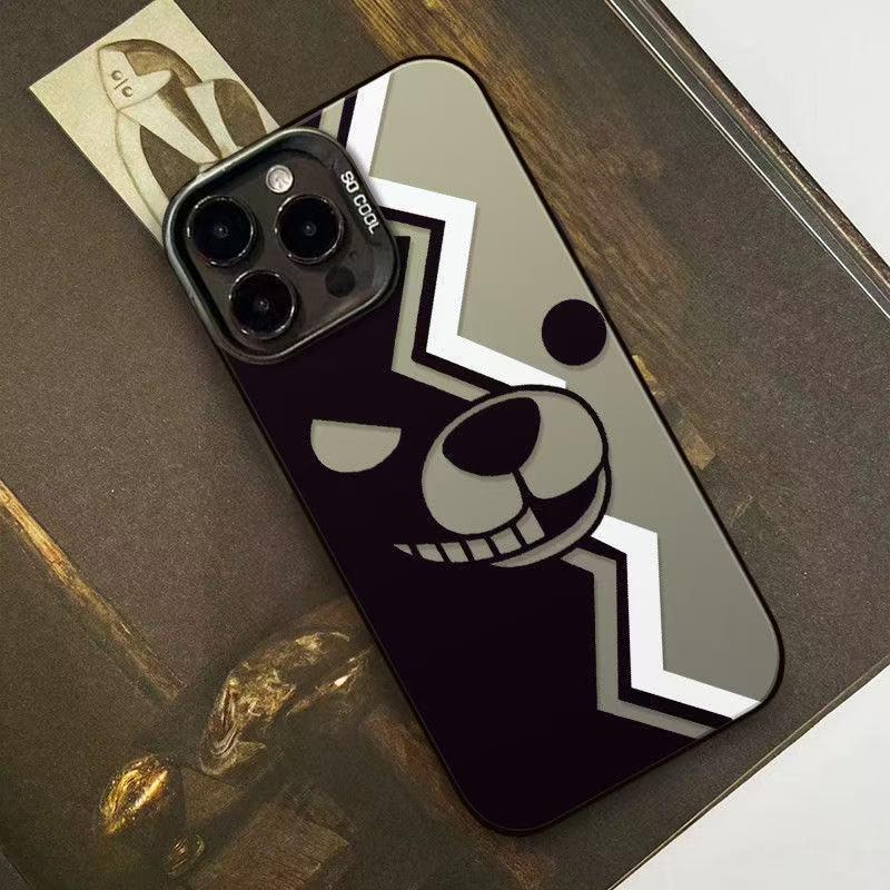 Cool Bear Face iPhone Case for Models 13 Pro Max, 14, 15, 16 Pro, 17 - Drop-proof & Stylish