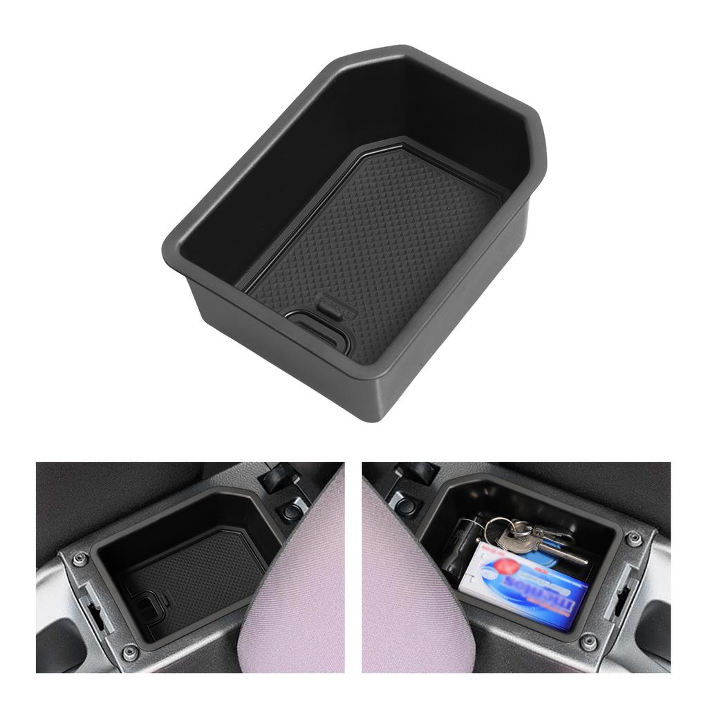 For Suzuki Fronx 2024 2025 Car Center Console Armrest Storage Box Tray ABS Organizer Tidying Accessories Black