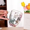 Ergonomic Handle Double Wall Glass Cup With Thickened Bottom For Stability And Safety Coffen Cup