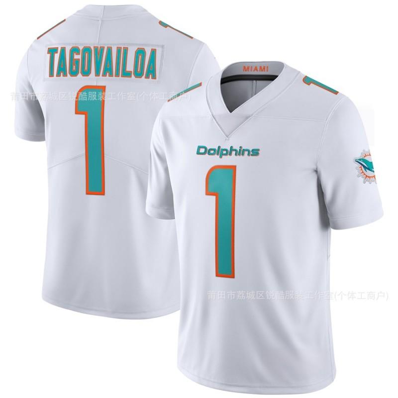 Miami Dolphins NFL Football Jersey Men Women Unisex Hooded Top Embroidered Marino Waddle 13 17